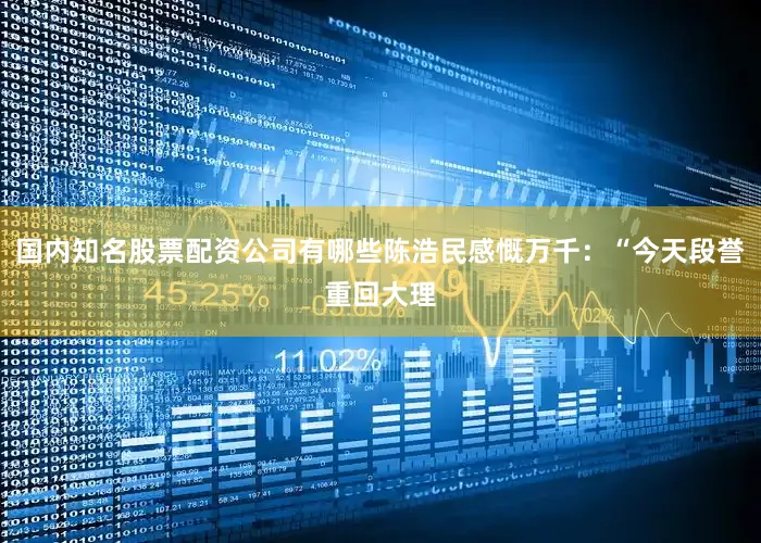 国内知名股票配资公司有哪些陈浩民感慨万千：“今天段誉重回大理