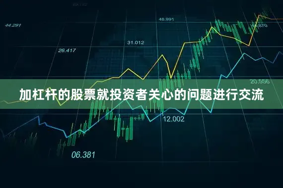 加杠杆的股票就投资者关心的问题进行交流