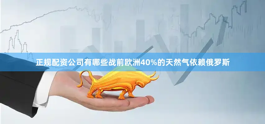 正规配资公司有哪些战前欧洲40%的天然气依赖俄罗斯